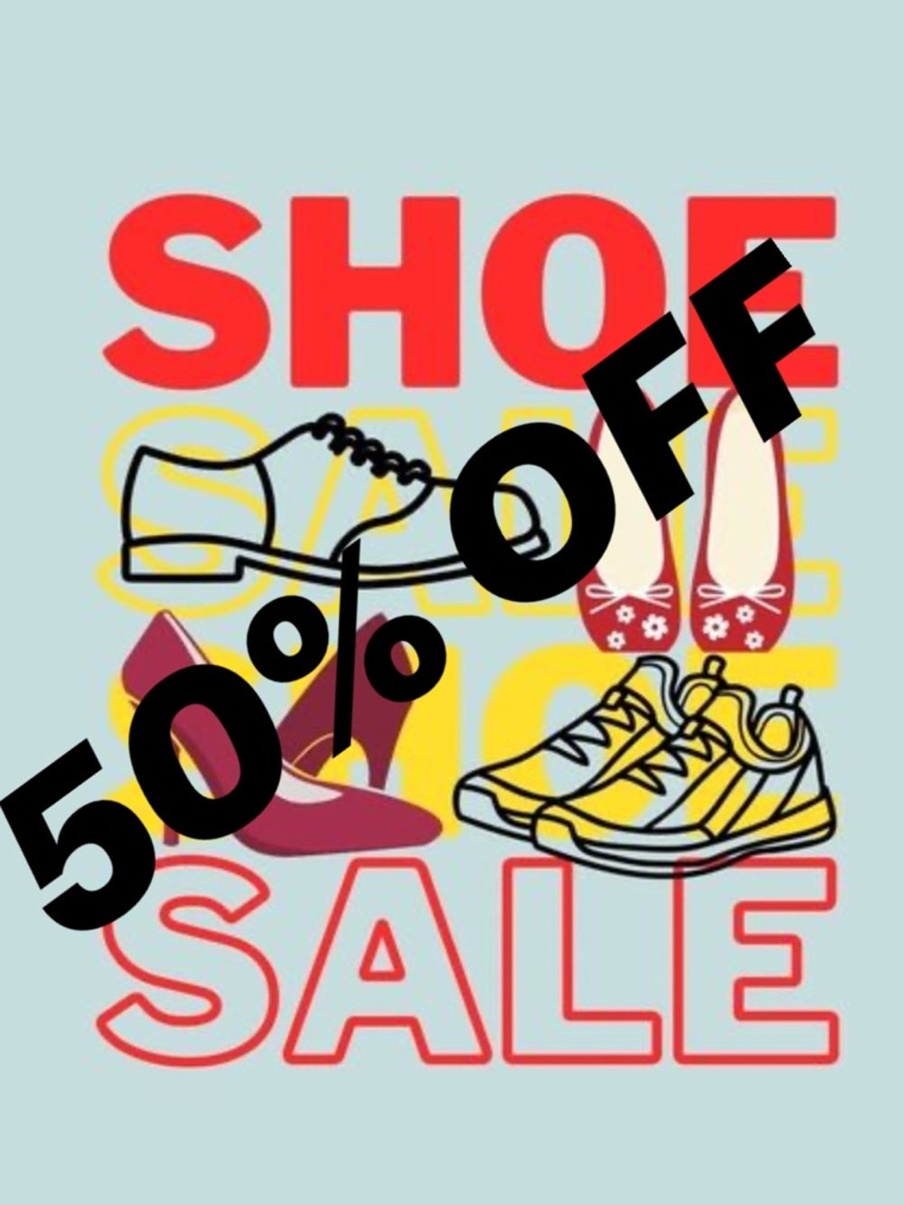 50% OFF ALL SHOES, HATS!!
FREE SHIPPING on $100 Purchase and Over